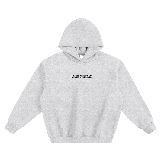 Loose Program Fleeced Boxy Hoodie